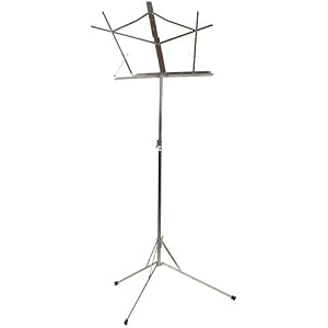 Belmonte 1050N 2-Peice Wire Music Stand, Nickel by 