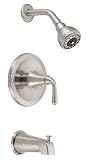Danze D510056BN Bannockburn Single-Handle Tub and Shower Faucet, Brushed Nickel