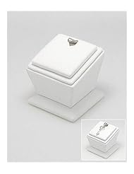 Synthetic Leather Display In White Base