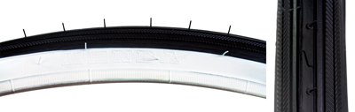 Sunlite Road Raised Center Tire - 27 x 1-1/4, Black/White On Sale