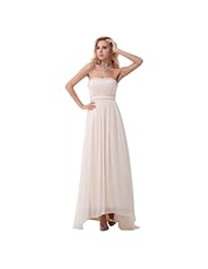 Bandeau Neck Sheath Mermaid Chiffon Beaded Evening Dress/Homecoming Dress/Bridesmaid Dress/Prom Dress 