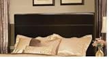 IMAGE OF Espresso Queen Bi-Cast Brown Bed Headboard In Silver Finish by Standard Furniture