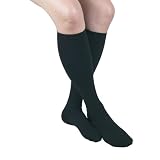 Maxar Graduated Medium Compression Men's Cotton Socks (18-20 mmHg) Black