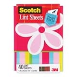 3M/COMMERCIAL TAPE DIV. Scotch Lint Sheets, Portable Pocket Pack, 40 Sheets