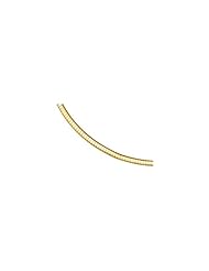 18K Yellow Gold - 4 mm Lightweight Omega Chain