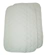 American Baby Company Organic Waterproof Quilted Lap and Burp Pad Cover, 2 Pack