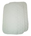 American Baby Company Organic Waterproof Quilted Lap and Burp Pad Cover, 2 Pack