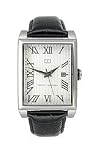 Tommy Hilfiger Black Leather White Roman Dial Women's Watch #1710223