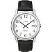 Timex #T2H281 Men's Easy Reader Leather Strap Indiglo Watch