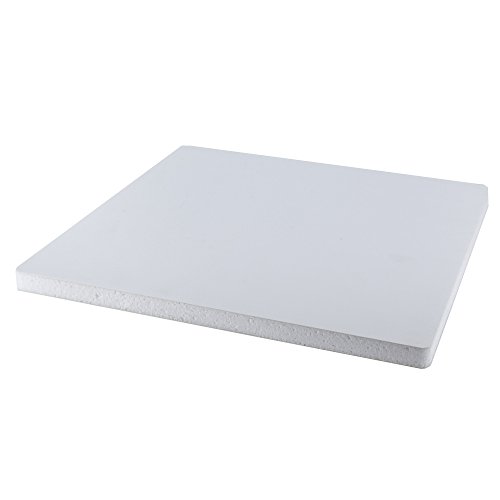 Foam Core Cake Board Square White, 14 x 14 x 1/2 Inches by GSA