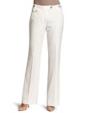 Jones New York Women's Bootleg Pant With Extend Tab, Sugar, 16