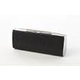 Black Sparkly Diamante Evening Handbag Clutch Purse'