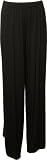 New Ladies Palazzo Wide Leg Flared Elasticated Stretch Plus Size Trousers Sizes 16 - 26