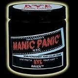 Manic Panic 4oz Black Hair Dye Ebony/Raven