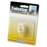 TwisStops Telephone Cord Untangler, Clear SOF1500