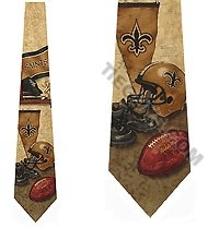 New Orleans Saints NeckTies Silk Mens Ties