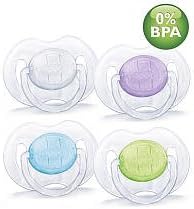 Philips AVENT Translucent Pacifiers, 0-6 Months, 2 Pk, Colors May Vary