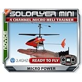 SoloFlyer Micro Electric RC Helicopter 2.4Ghz, In Aluminum Case! BRAND NEW! by Parkflyers R C