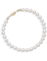 8" 5-5.5mm Cultured Freshwater Pearl Bracelet