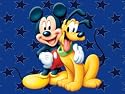 New Disney Mickey and Pluto Carpet & Rug Area 40x60" (100x150cm) with Non Skid Backing