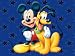 New Disney Mickey and Pluto Carpet & Rug Area 40x60" (100x150cm) with Non Skid Backing