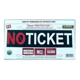 ONTRACK Manufacturing Motorcycle Super Protector License Plate Cover - Avoid Tickets