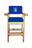 Duke Blue Devils Single Spectator Chair - Cherry Finish