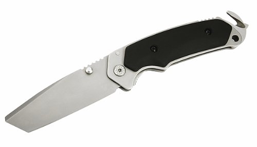 Buck Rettungsmesser Bravo Rescue, Stahl 420HC, Edelstahl/Santropren-Gummi, Nylonetui