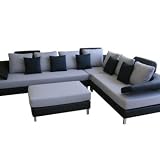 Baxton Studios Contempo 4 Piece Sectional