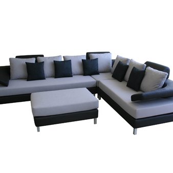 Baxton Studios Contempo 4 Piece Sectional