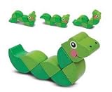 kids and infants educational toys item: Melissa & Doug Wiggling Worm Grasping Toy