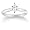14k White Gold Marquise Solitaire Diamond Engagement Ring (1/4 ct, H-I Color,SI2-I1 Clarity), Size 6