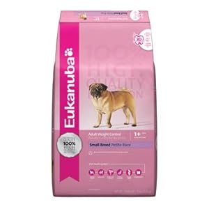 Eukanuba Small Breed Adult Weight Control Dry Dog Food, 4-Pound Bag