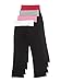 Basic House Women's Fold over Waist Solid and Contrast Lounge Pants
