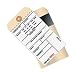 0 - 499 Inventory Tag 2 Part Carbon Style