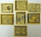 Colonial Banknote Set B