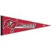 TAMPA BAY BUCCANEERS OFFICIAL LOGO PENNANT BUTTON BUMPER STICKER SET