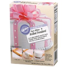 WILTON RTU ROLL FONDANT WHITE 710-2076