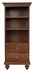 Offspring Violet 2 Drawer Bookcase, Royal Cherry