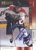 Tomas Kopecky, Lethbridge Hurricanes - Detroit Red Wings Autographed Card