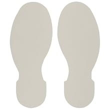Brady ToughStripe Nonabrasive Footprints Floor Marking Tape