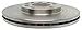 ACDelco Silver 18A1092A Front Disc Brake Rotor