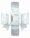 Betsey Johnson Women's BJ7037 30th Anniversary Collection White Bangle Bracelet Watch