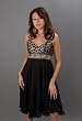 Chiffon and Brocade Dress