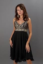 Chiffon and Brocade Dress