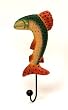Jumping Trout Wall Mounted Bath Towel / Coat Hook