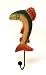 Jumping Trout Wall Mounted Bath Towel / Coat Hook