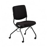 Perpetual 4300 Series Mobile Folding Nesting Chair, Iron Upholstery