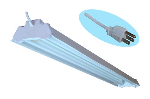 Precision Products Plus 120-Volt 48-Inch Shop Light with 7-Inch White Reflector #SL2-E
