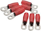 Directed Electronics 63215 4-Gauge Ring Terminals (Red)